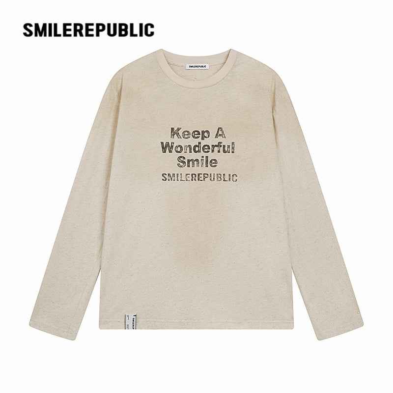 Washed Vintage Loose Fit Long Sleeve T-Shirt