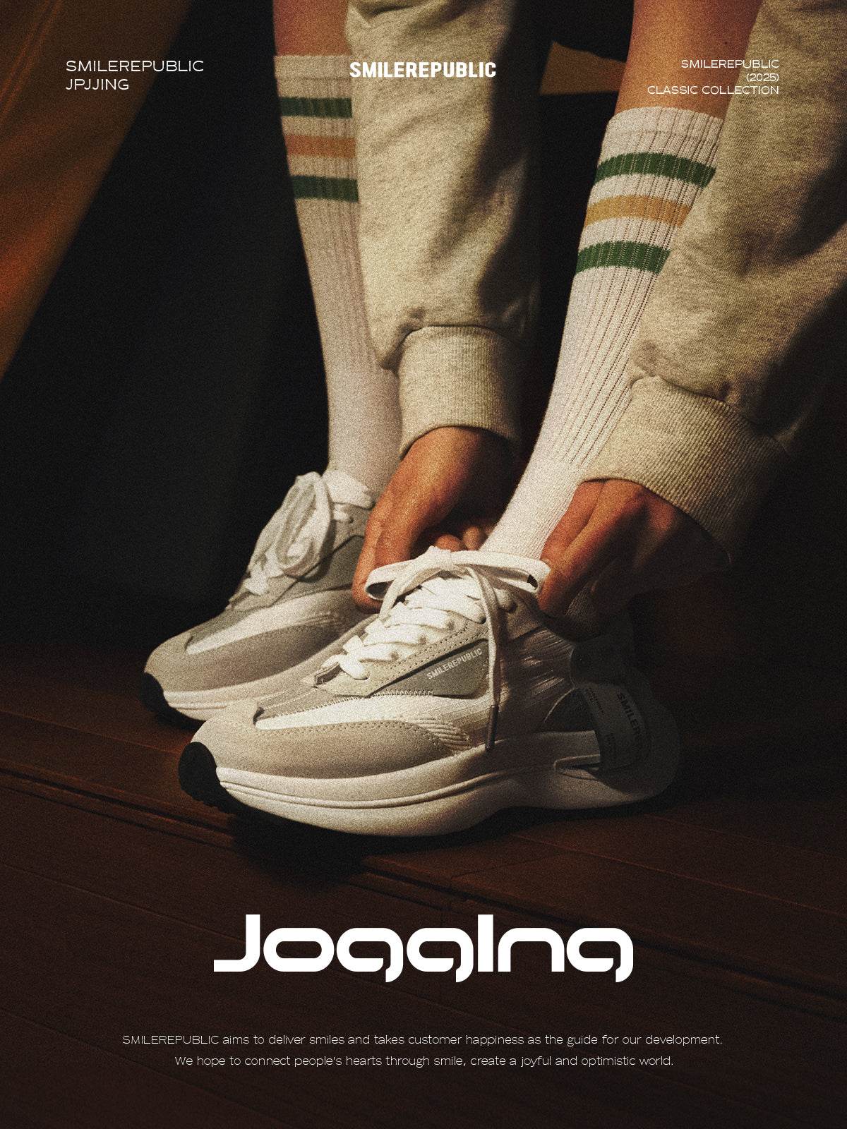 【NEW】Retro Jogging Sneaker - SMILEREPUBLIC