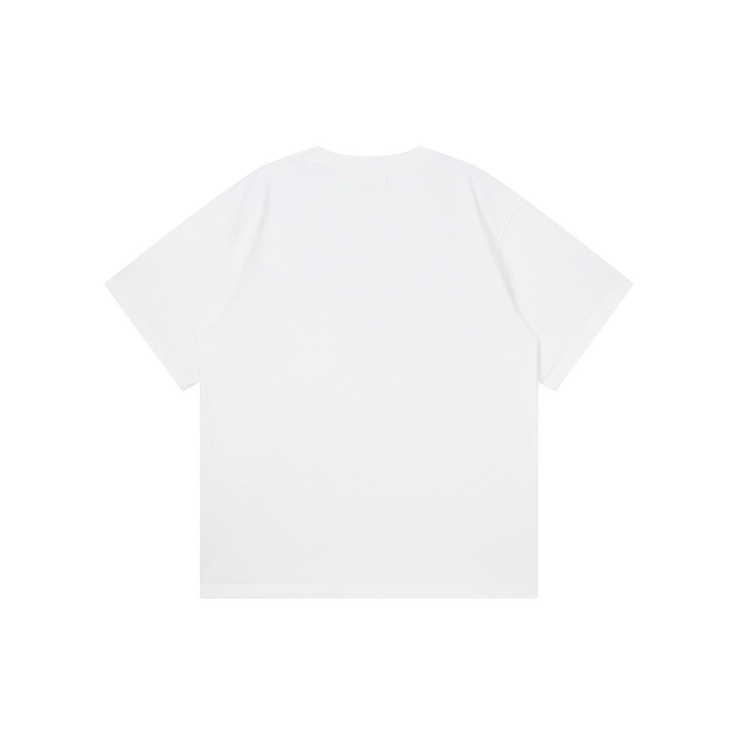 Faded Logo Print T-Shirt-SMILEREPUBLIC