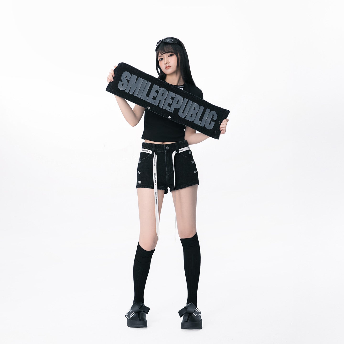 Double Layer Panel Shorts-SMILEREPUBLIC