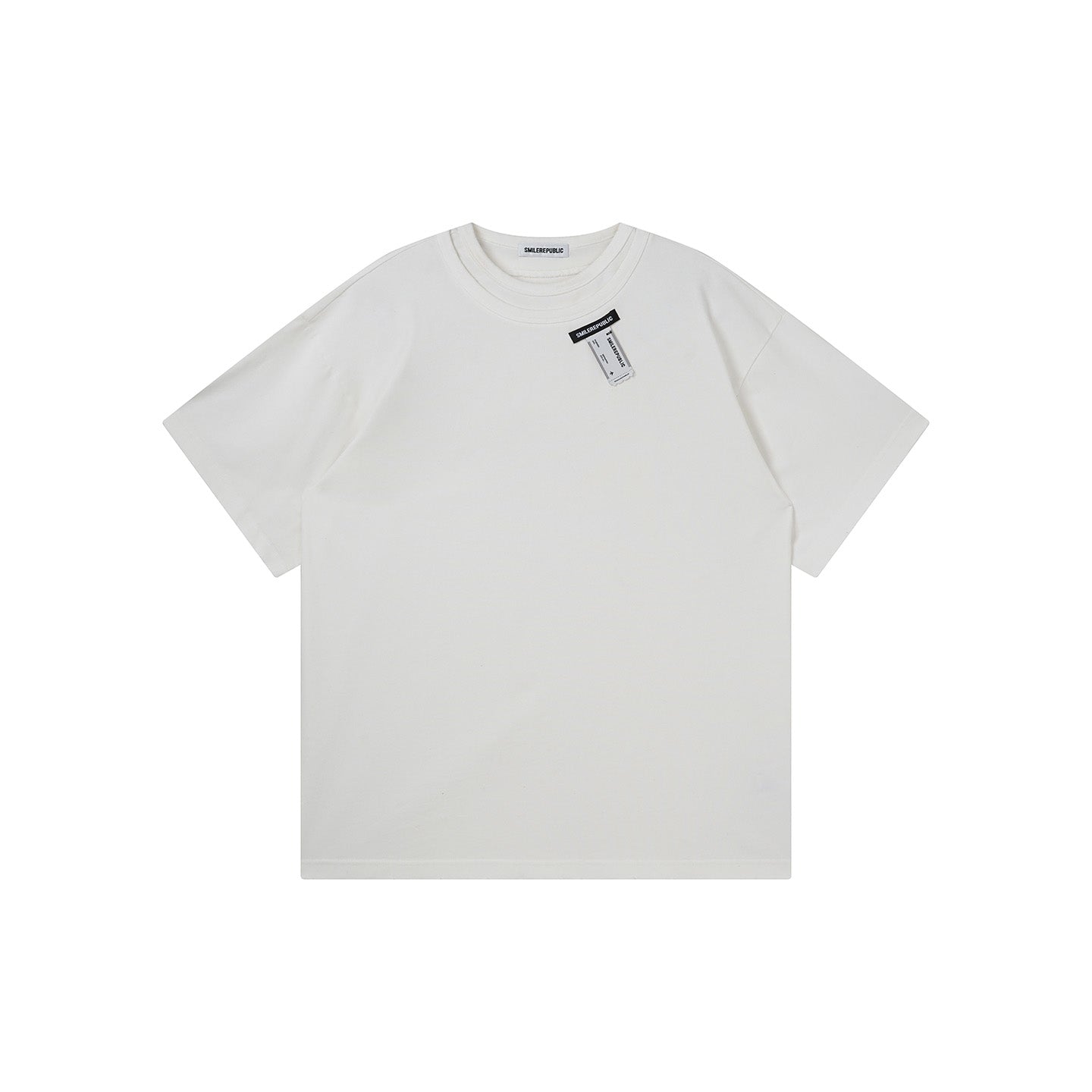 Double Collar T-Shirt-SMILEREPUBLIC