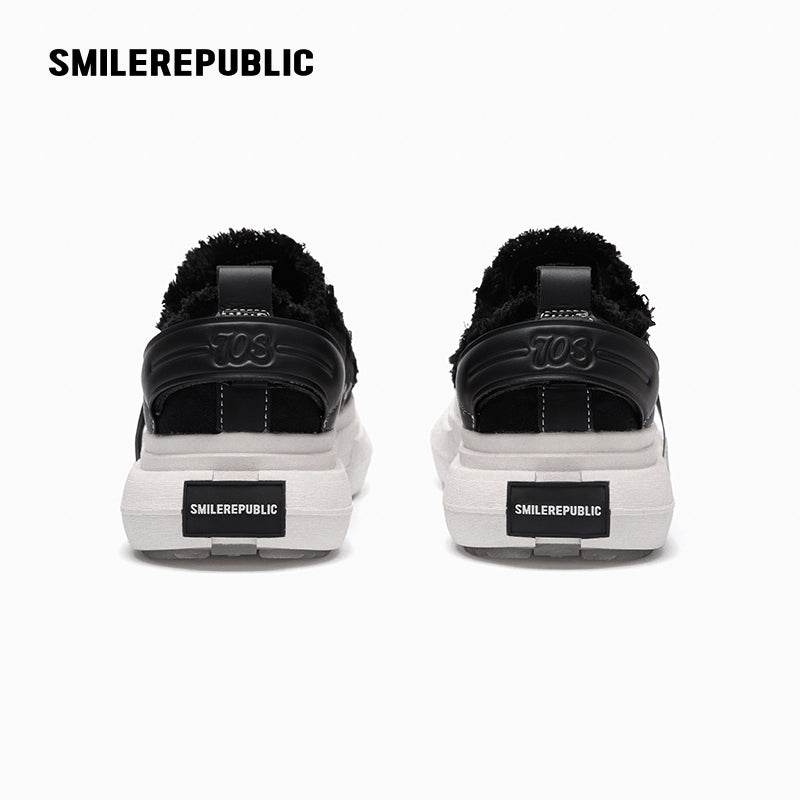 Inception 70S Low Top Black With Lights At The Bottom SB Sneaker - SMILEREPUBLIC