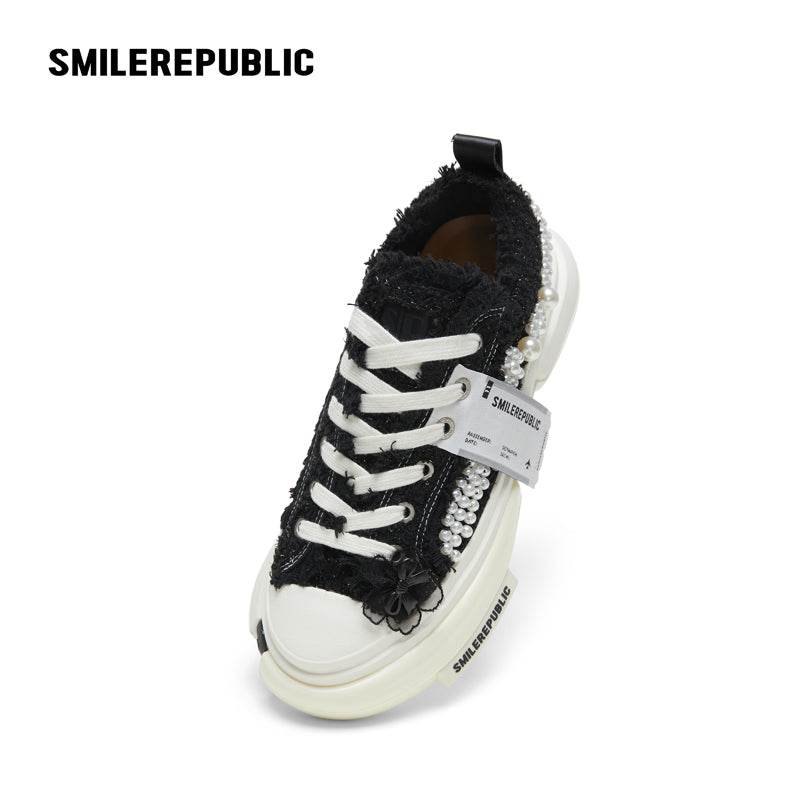 【NEW】Inception 70S Pearl Obsidian Canvas Shoes - SMILEREPUBLIC