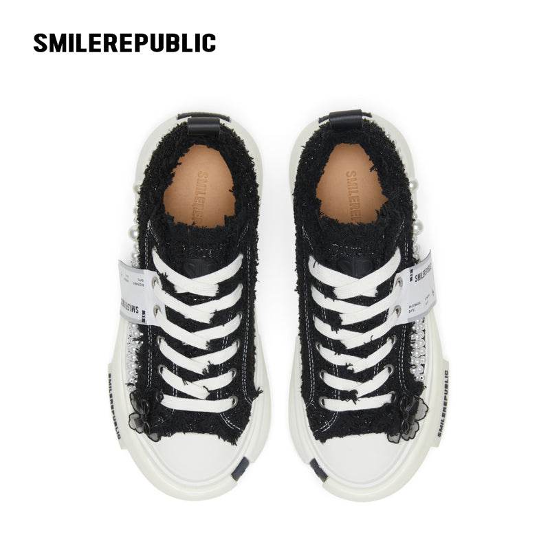 【NEW】Inception 70S Pearl Obsidian Canvas Shoes - SMILEREPUBLIC
