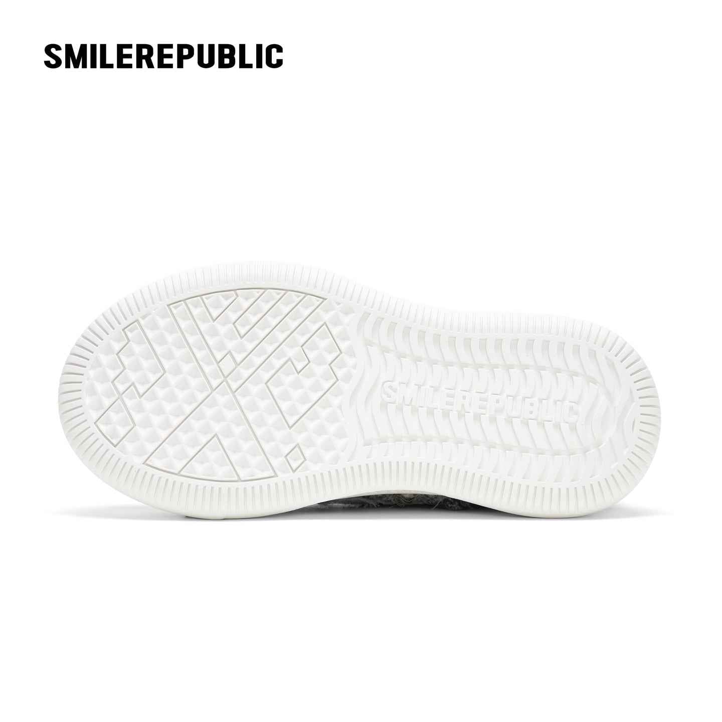 Twilight Mist Grey Low-Top Platform Sneaker-SMILEREPUBLIC