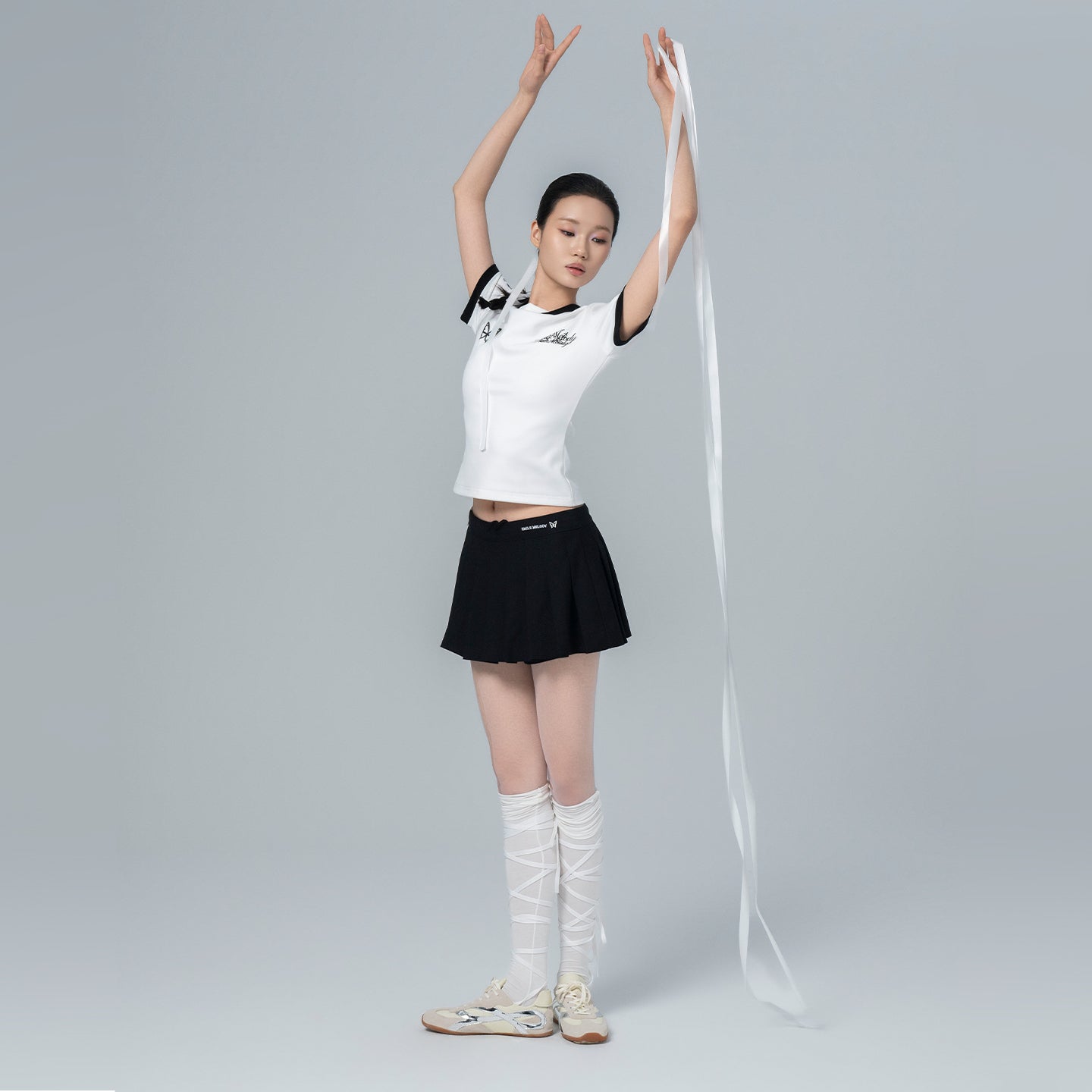 Pleated Mini Skirt-SMILEREPUBLIC