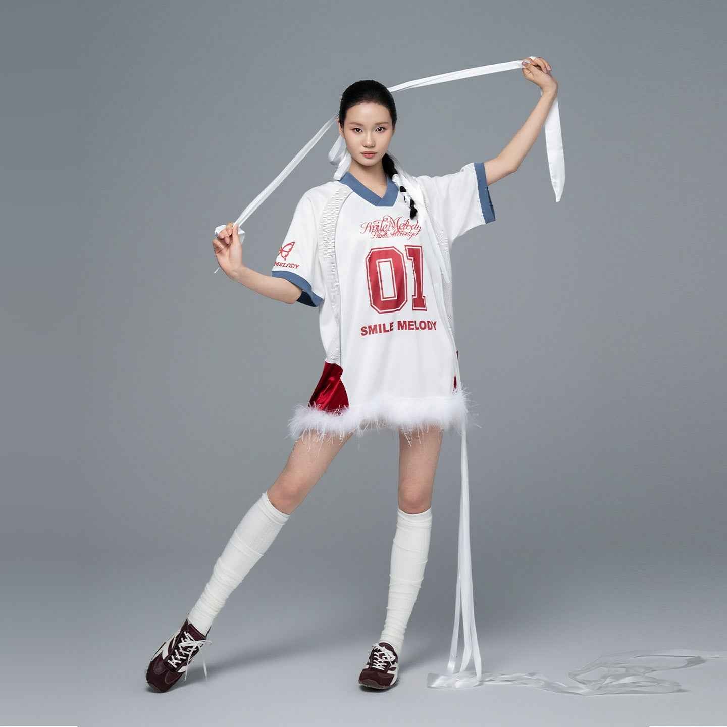 Detachable Feather T-Shirt