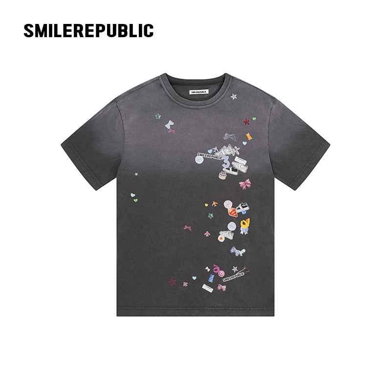 Washed Sticker T-Shirt