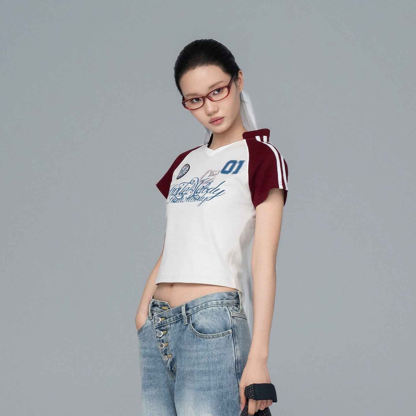 Retro Color Block T-Shirt