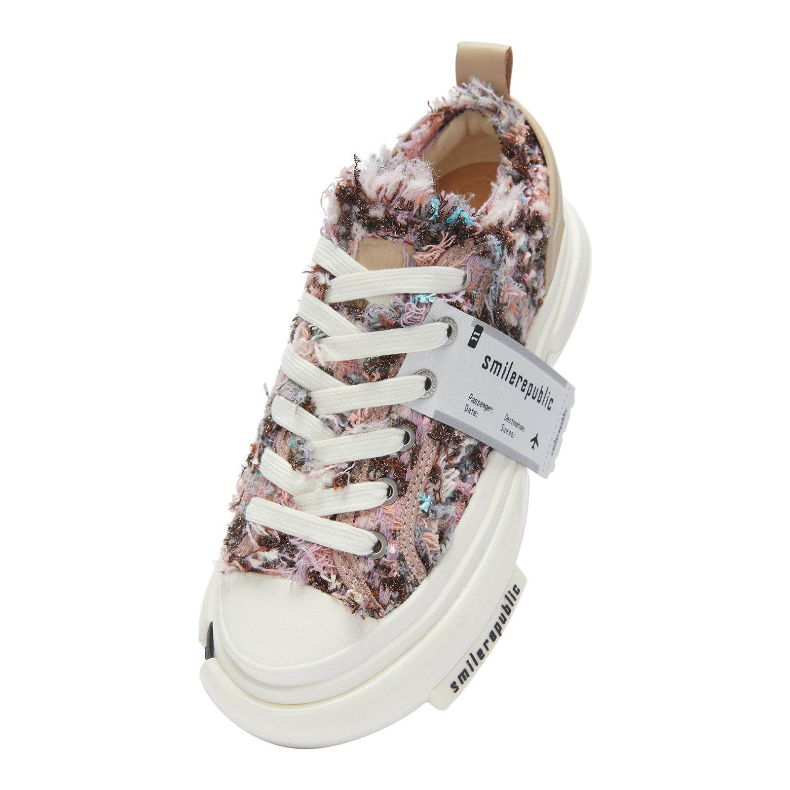 Inception 70s Blossom Purple Tweed SB Sneaker - SMILEREPUBLIC