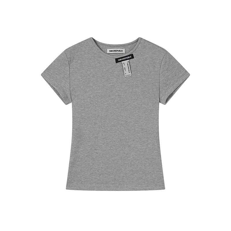 Logo Tag Fitted T-Shirt