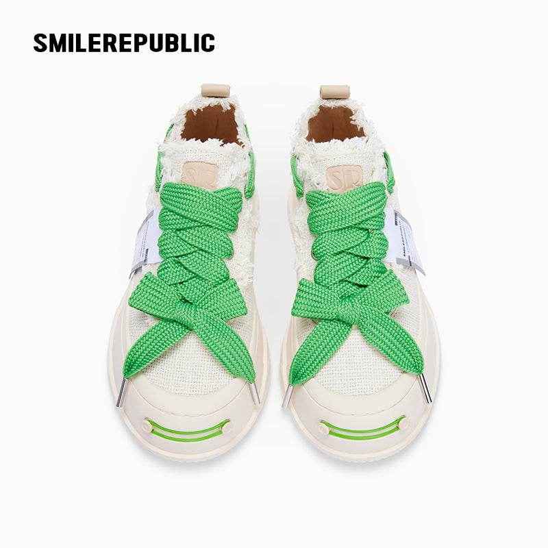 Mist White Fine Linen Low Top SB Sneaker