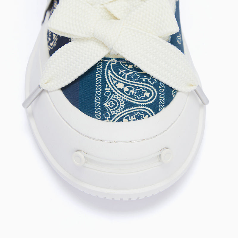 Blue Cashew Flower Canvas SB Sneaker