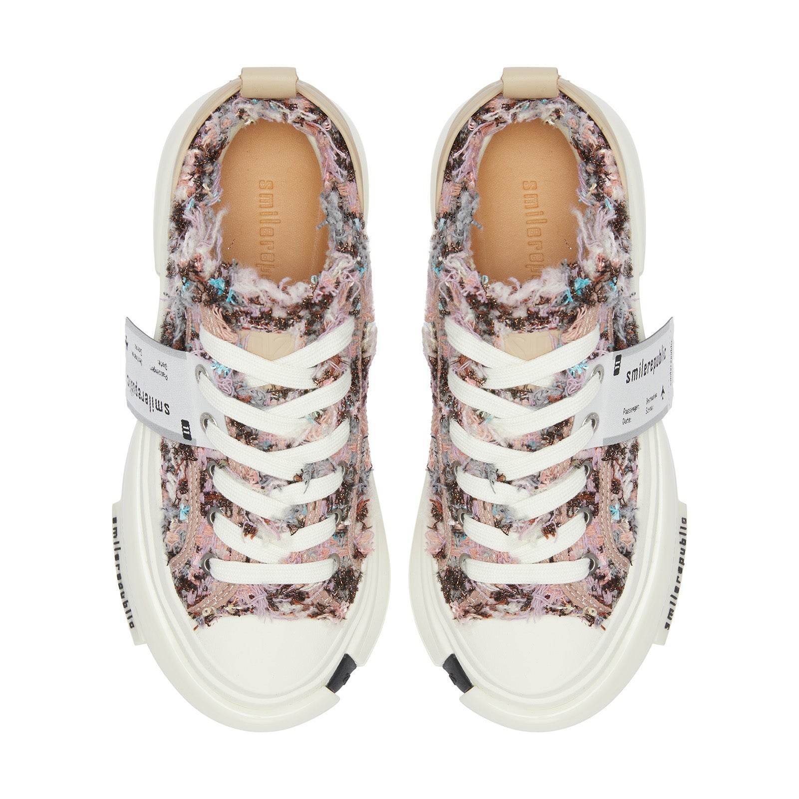 Inception 70s Blossom Purple Tweed SB Sneaker - SMILEREPUBLIC