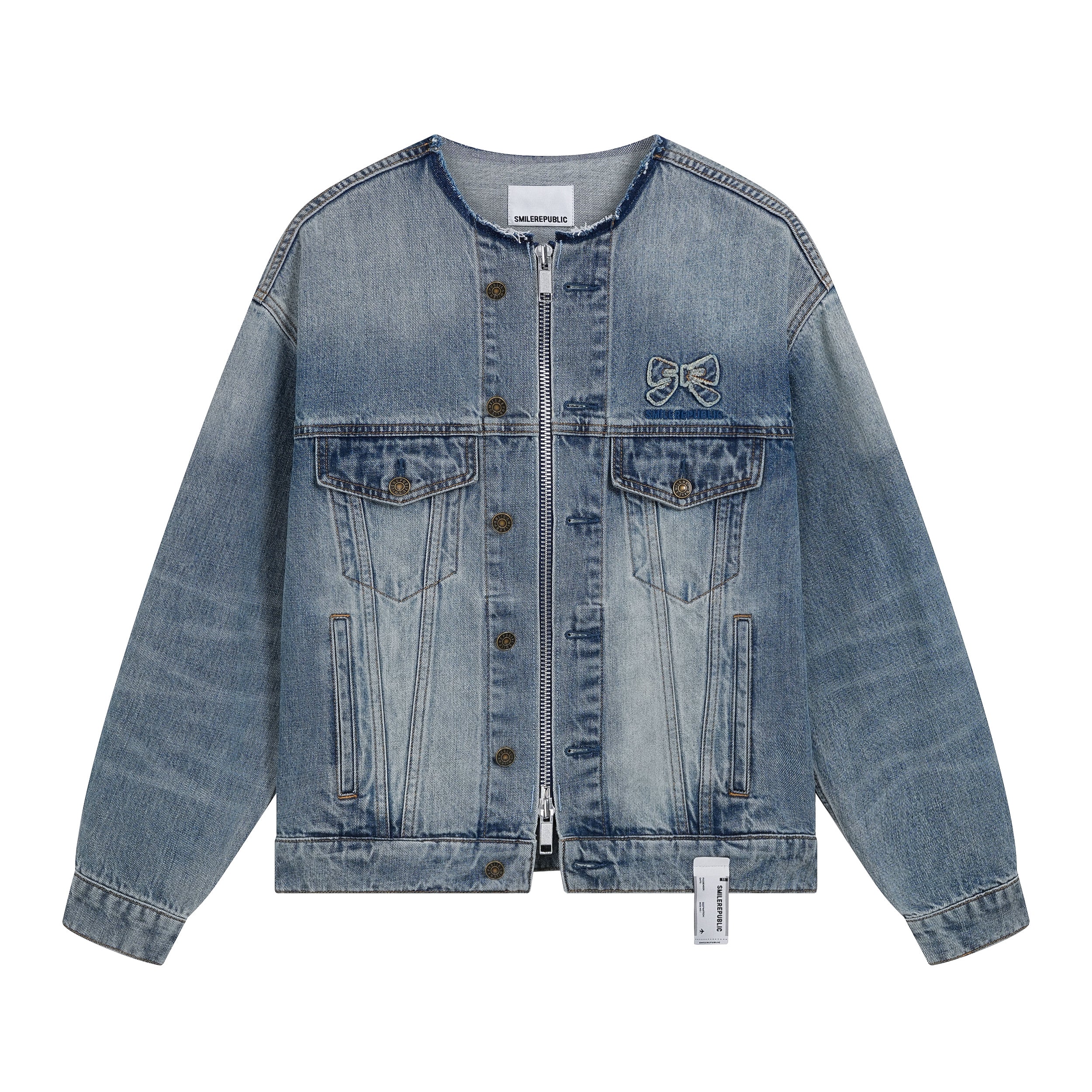 Distressed Denim Jacket