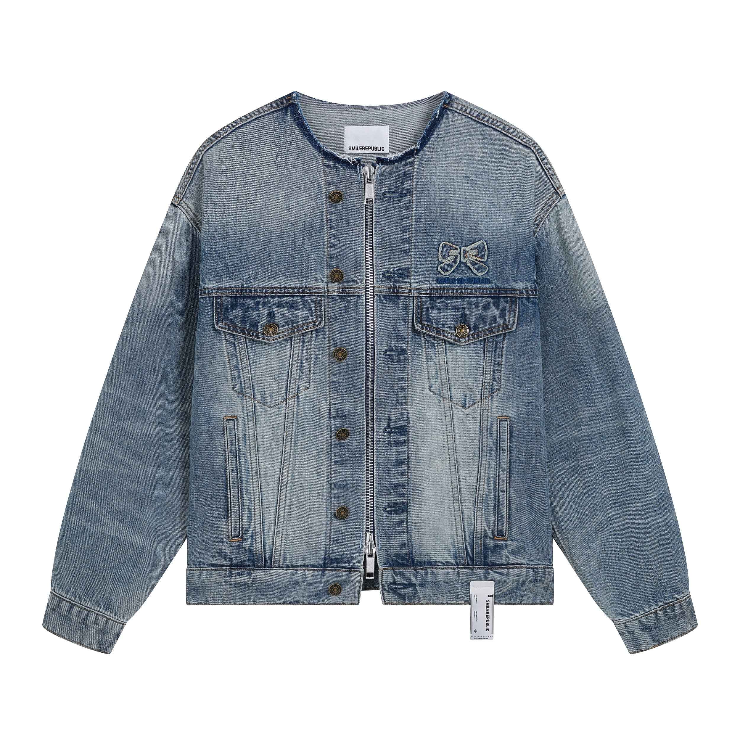 Distressed Denim Jacket