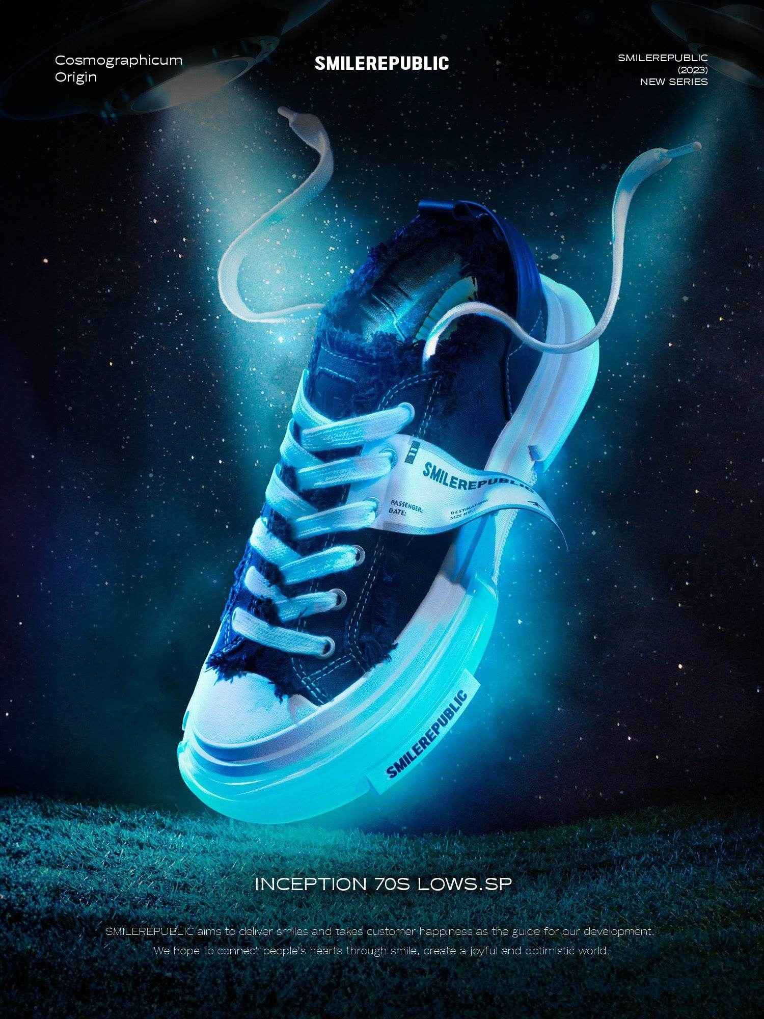 Inception 70S Low Top Black With Lights At The Bottom SB Sneaker