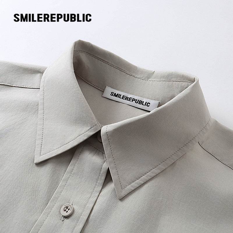 Woven Short Shirt - SMILEREPUBLIC