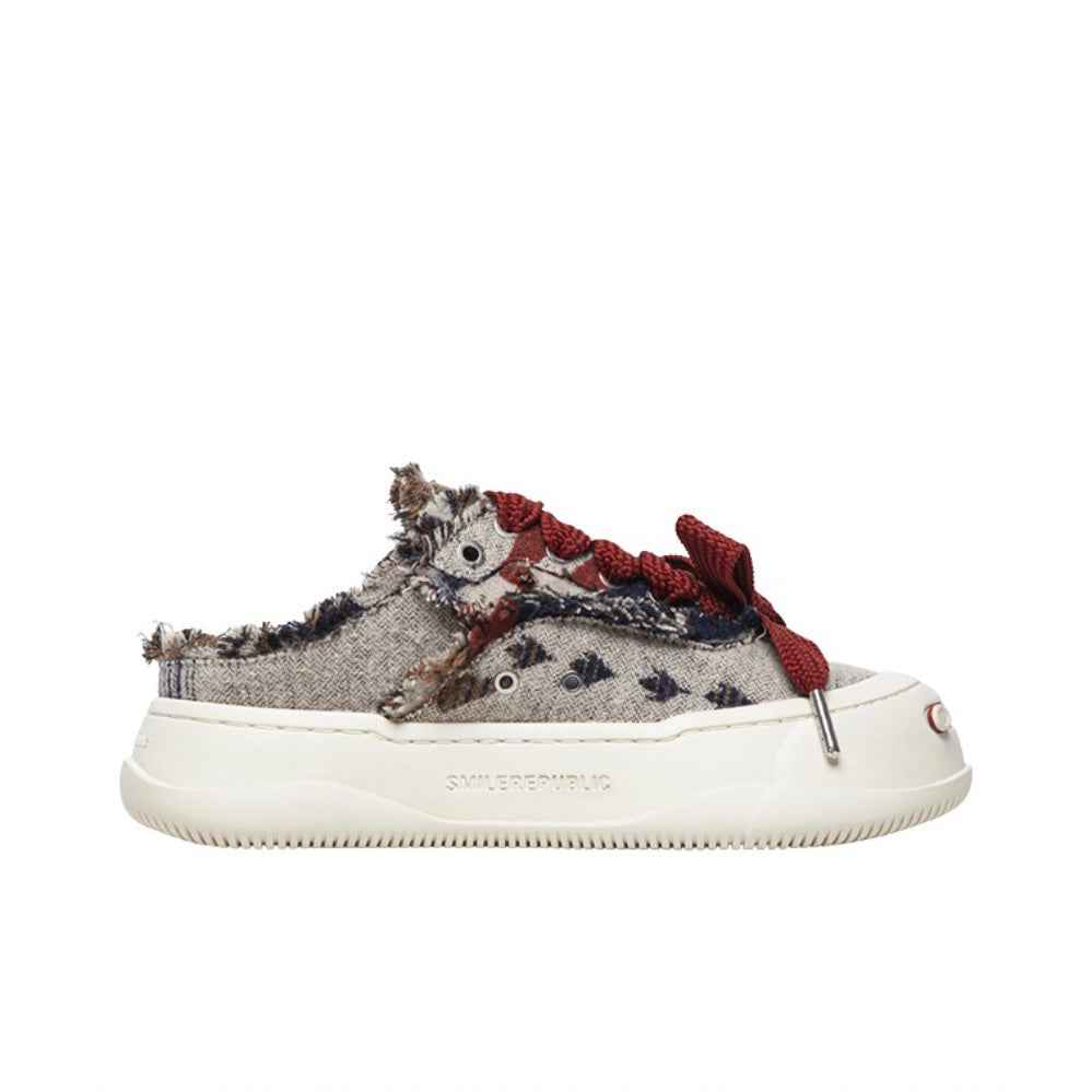 Dark Brown Woolen Brown Slipper