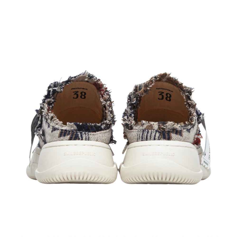 Dark Brown Woolen Brown Slipper