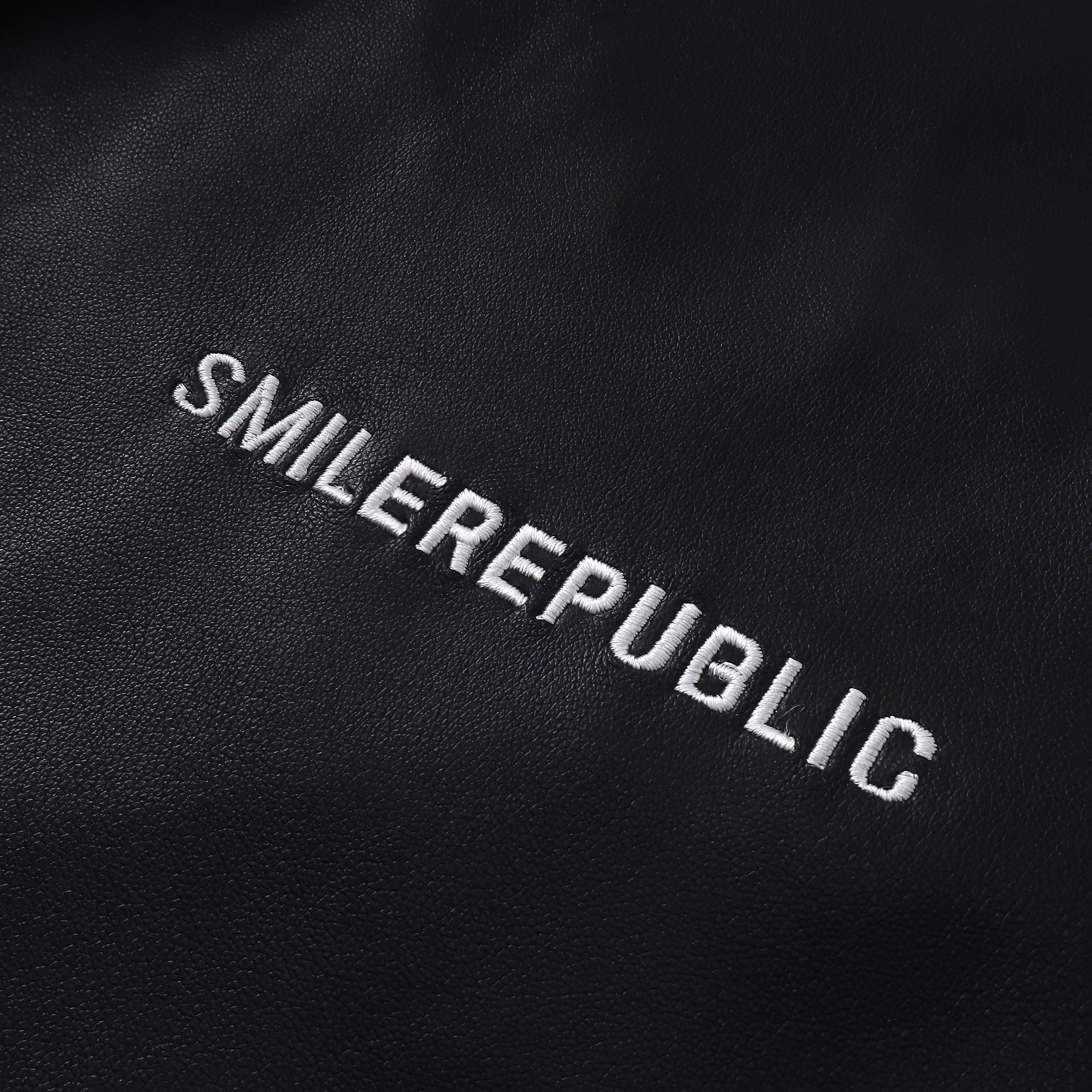 Casual Leather Jacket & Trousers - SMILEREPUBLIC