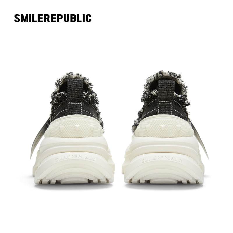 【NEW】2.0 Classic Black White Low Top Sneaker - SMILEREPUBLIC