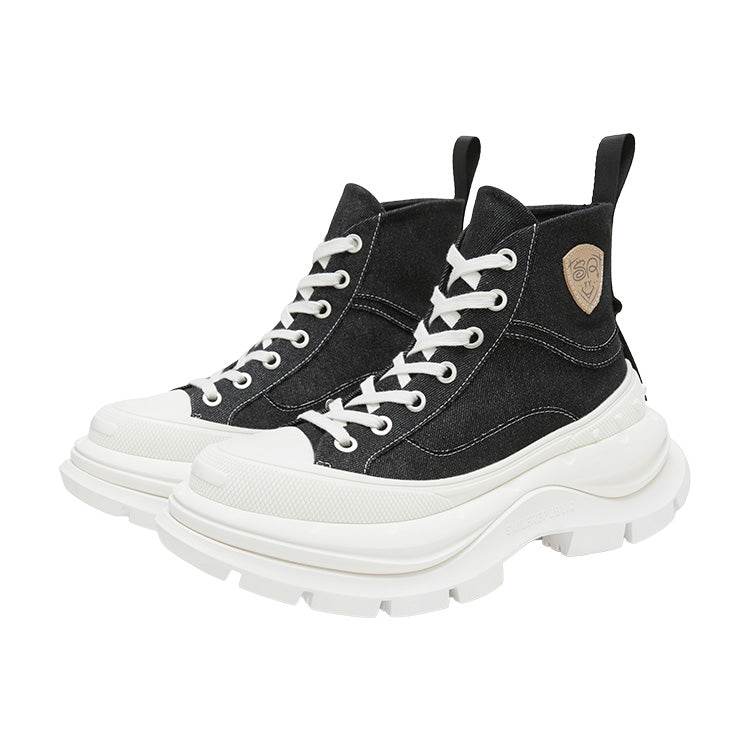 【Limited】SR 2.0 High Top Canvas Shoes - SMILEREPUBLIC