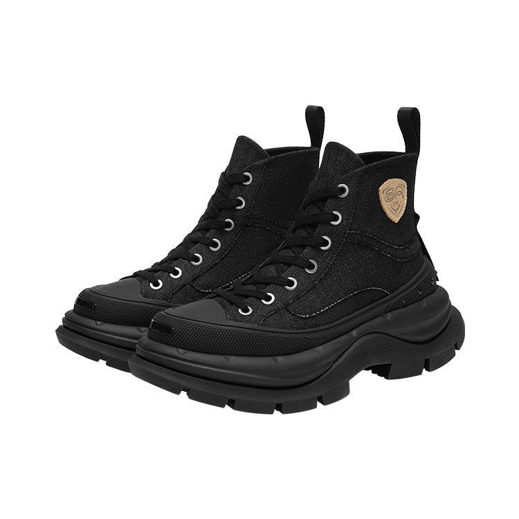 【Limited】SR 2.0 High Top Canvas Shoes - SMILEREPUBLIC