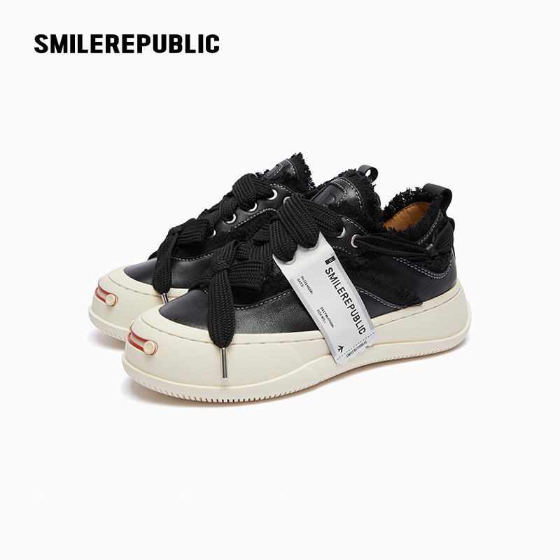 Black Leather Classic Black Sneakers Low Top SB Shoes