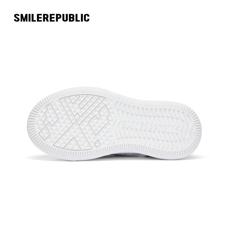 Sparkling Silver Textured Low-Top Platform Sneaker-SMILEREPUBLIC