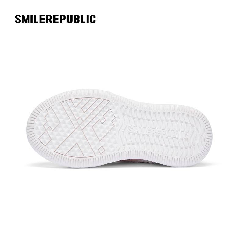 【NEW】Glitter Pink Fine Lins Low Top Sneaker - SMILEREPUBLIC
