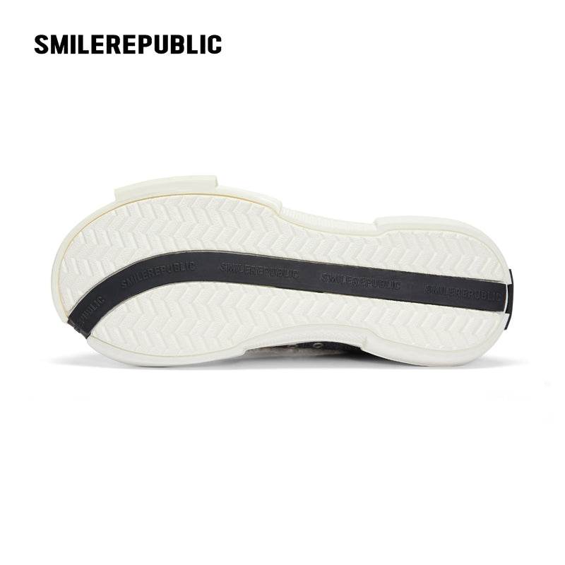 Inception 70s Silver Black Pinstripe Denim Sneakers - SMILEREPUBLIC