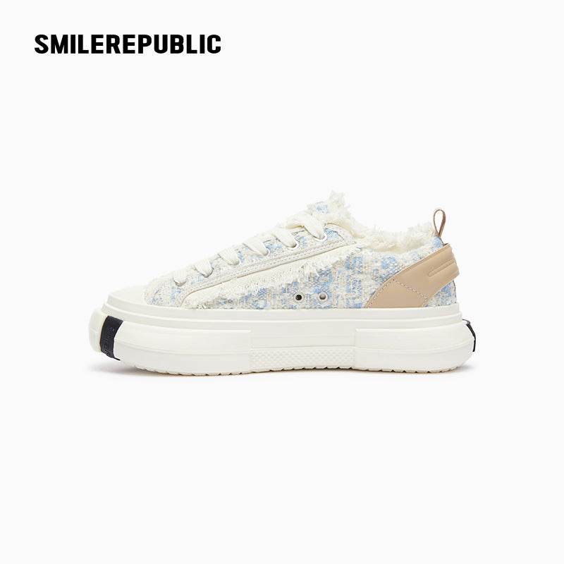 70S Sky Blue Tweed Sb Sneaker - SMILEREPUBLIC