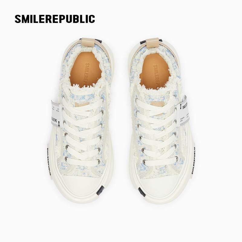 70S Sky Blue Tweed Sb Sneaker - SMILEREPUBLIC