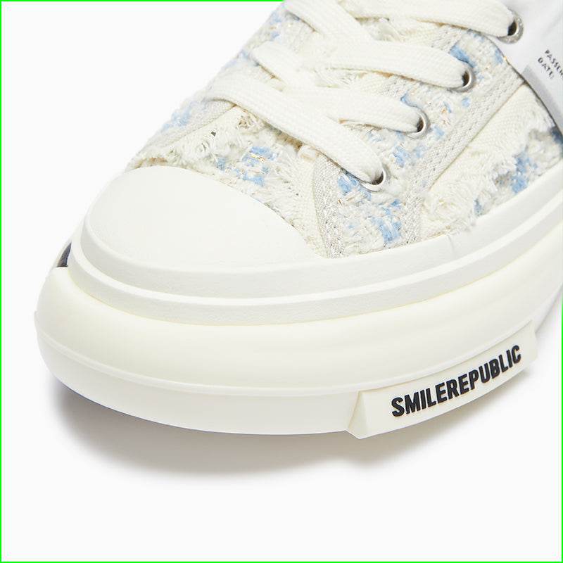 70S Sky Blue Tweed Sb Sneaker - SMILEREPUBLIC