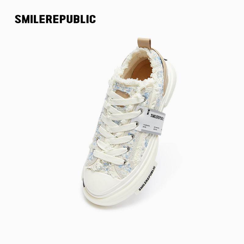 70S Sky Blue Tweed Sb Sneaker - SMILEREPUBLIC