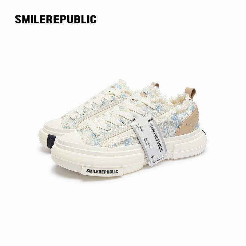 70S Sky Blue Tweed Sb Sneaker - SMILEREPUBLIC