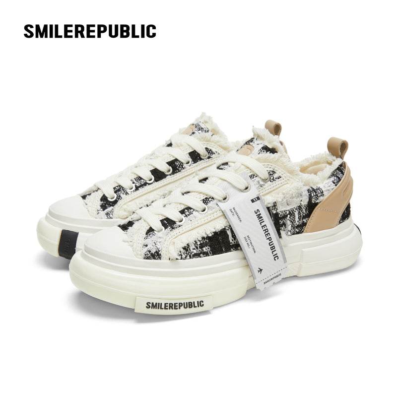【NEW】Inception 70S Black White Tweed - SMILEREPUBLIC