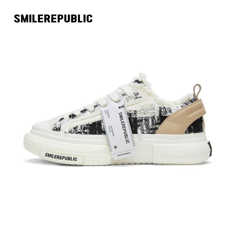 【NEW】Inception 70S Black White Tweed - SMILEREPUBLIC