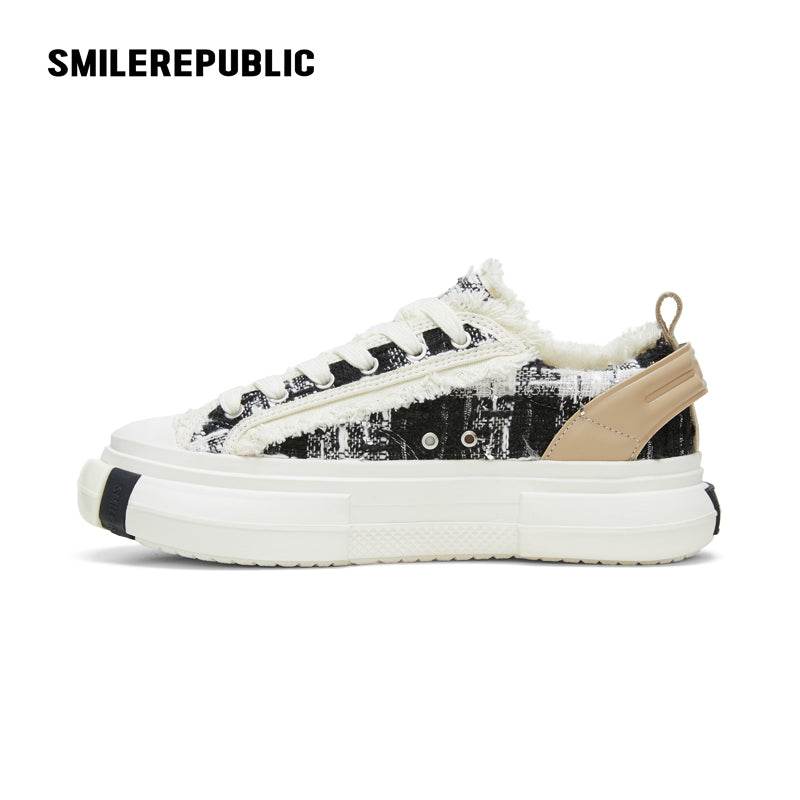 【NEW】Inception 70S Black White Tweed - SMILEREPUBLIC