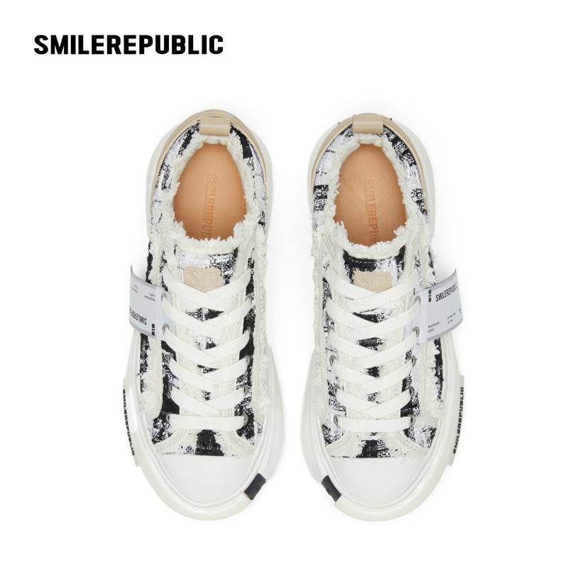 【NEW】Inception 70S Black White Tweed - SMILEREPUBLIC