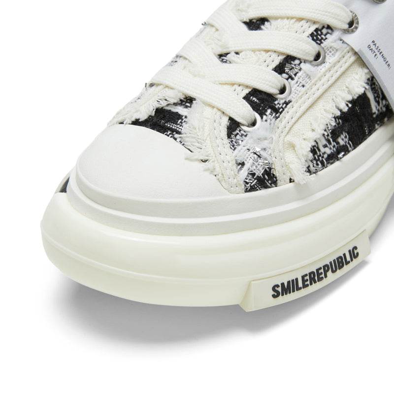 【NEW】Inception 70S Black White Tweed - SMILEREPUBLIC