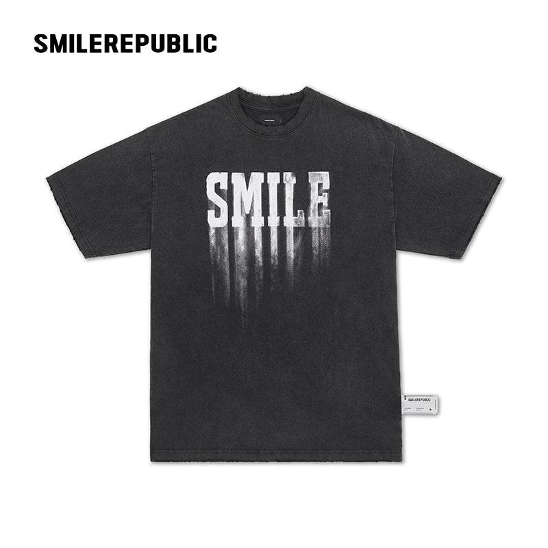 Graffiti Black 2024 Street Style Casual Print T-shirt Clothing 2024 - SMILEREPUBLIC