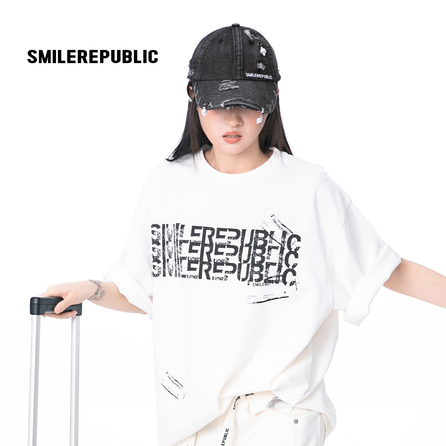 Faded Logo Print T-Shirt