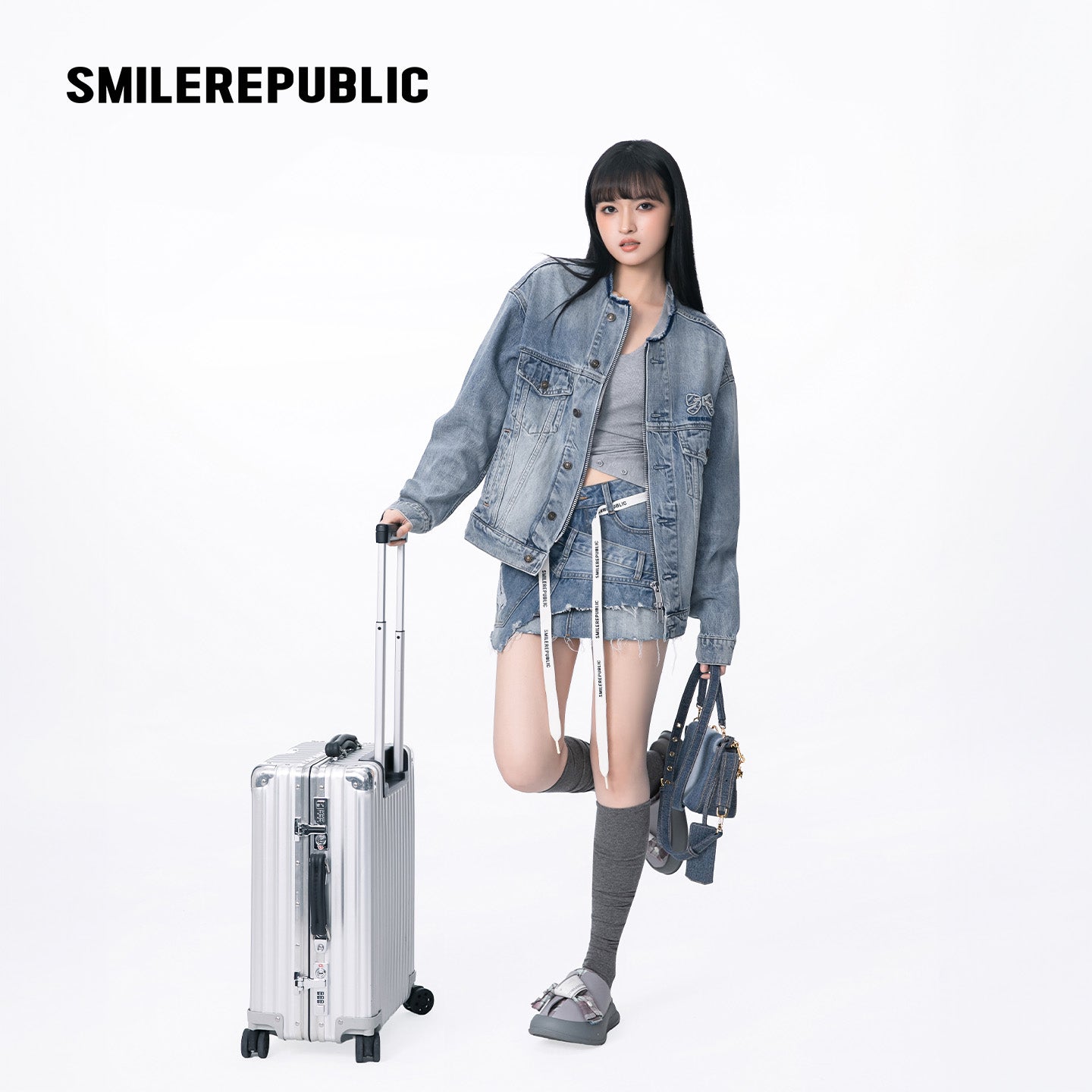 Distressed Denim Jacket