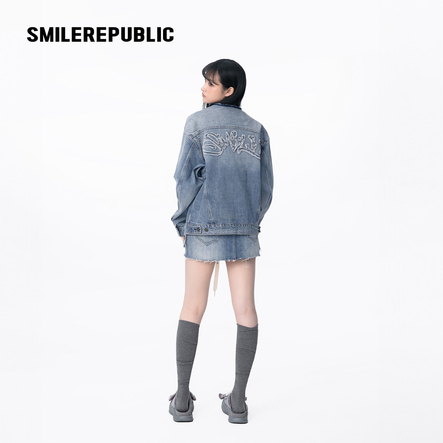 Distressed Denim Jacket