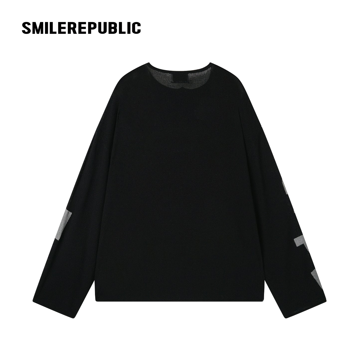 Graphic Letter Long Sleeve Top-SMILEREPUBLIC