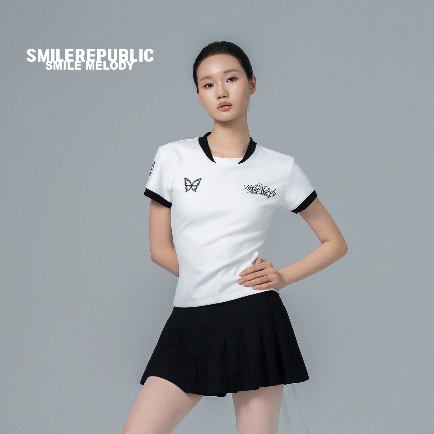 Pleated Mini Skirt-SMILEREPUBLIC