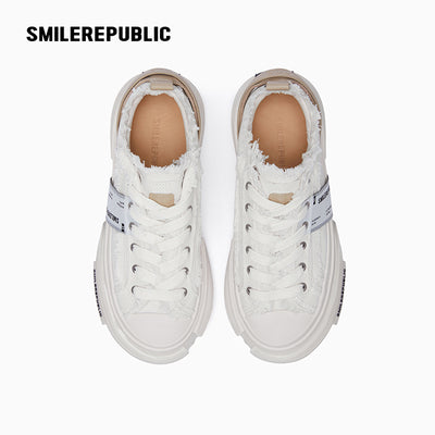 Inception 70S Low White With Lights At The Bottom Sneaker - SMILEREPUBLIC