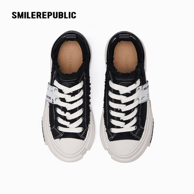 Inception 70S Low Top Black With Lights At The Bottom Sneaker - SMILEREPUBLIC